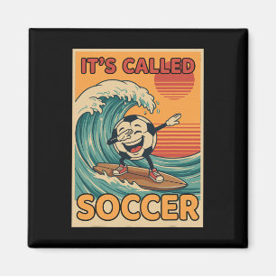 Imã É chamado Futebol Engraçado Retro Ll Fã de Esporte
