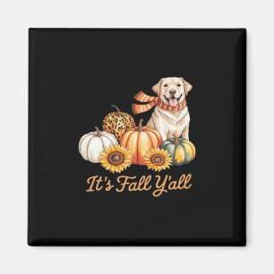 Imã É Criativo Cachorro Leopard Pumpkin Fall