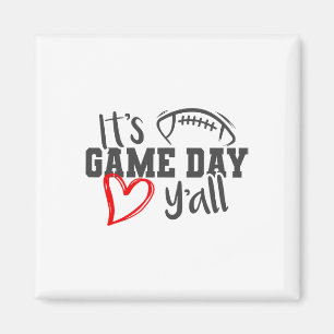 Imã É Dia de Jogo Galera Lindo Super Futebol Bowl Cora