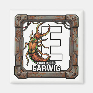 Imã E é para Earwig – Ímã de Aprendizado ABC ao estilo