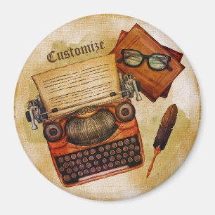 Imã É Escrito Vintage