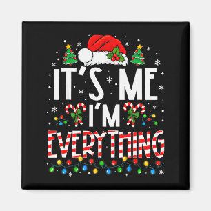 Imã É Eu Sou Tudo Piadas de Natal Camisa Combinando Co
