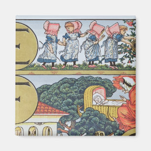 Imã E-F, de um Alfabeto baseado em Rímes de Nursery