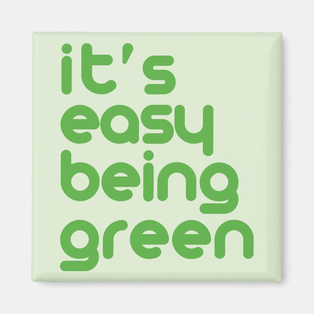 Imã É fácil ser verde (Frente)