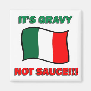 Imã É Gravy não molho engraçado pizza italiana tom