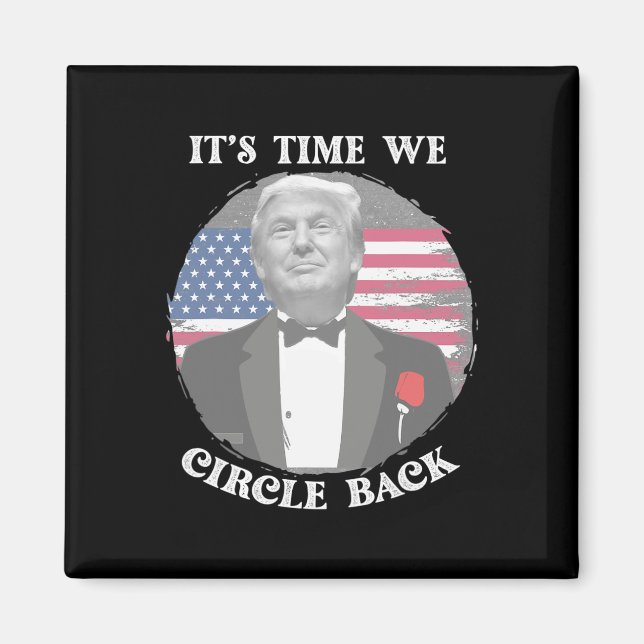 Imã É Hora de Cercar a Bandeira do Trump (Frente)