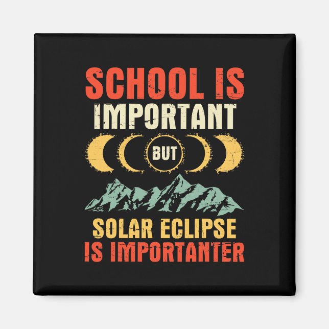 Imã É Importante, Mas O Eclipse Solar Total É Importan (Frente)
