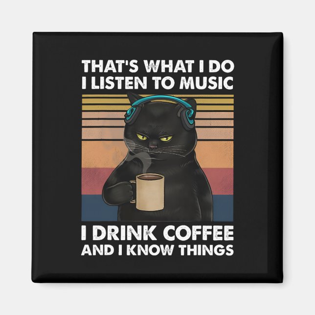 Imã É isso que eu faço, ouço música, bebo café (Frente)