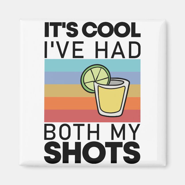 Imã É Legal Eu Tomei as Duas Doses Funny Tequila (Frente)