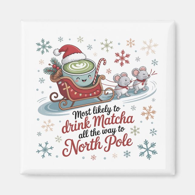 Imã É Mais Provável Beber Matcha Até O Natal (Frente)