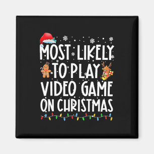 Imã É Mais Provável Jogar Videos games No Natal