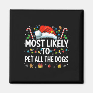Imã É Mais Provável Pet Todos Os Cães De Natal Diverti