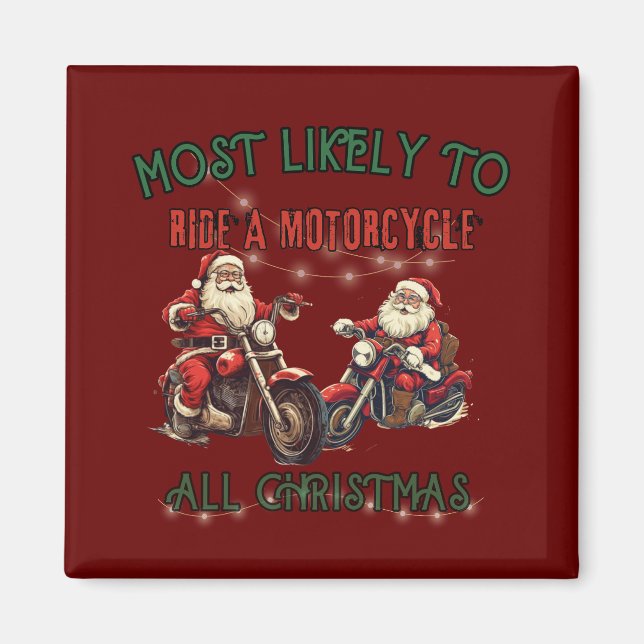 Imã É Mais Provável Que Ande De Moto O Natal Todo! (Frente)