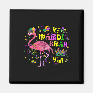Imã É Mardi Gras Y'all Flamingo Costume Girls Women