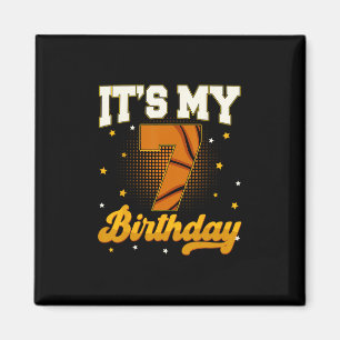 Imã É Meu 7º Aniversário Sketll Menino Presentes 7 Ano