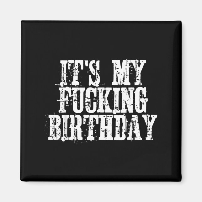 Imã É Meu Aniversário (Frente)