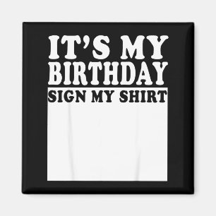 Imã É Meu Aniversário Sinal Minha Festa de Aniversário