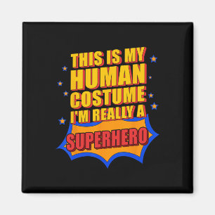 Imã É Meu Presente De Super Herói Do Costume Humano Pa