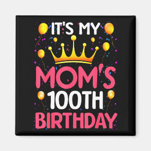 Imã É o 100º Aniversário da Minha Mãe Feliz Aniversári