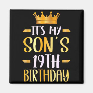 Imã É o 19º aniversário do meu filho Feliz 19 anos