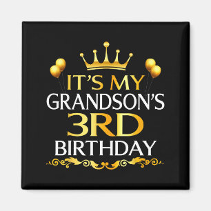 Imã É o 3º aniversário do meu neto Feliz aniversário 3