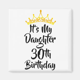 Imã É o 30º aniversário da minha filha Coroa Feliz 30