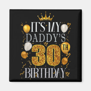 Imã É o 30º Aniversário do Meu Papai Feliz Aniversário