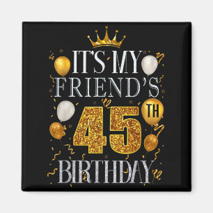 Imã É o 45º aniversário do meu amigo Feliz Aniversário