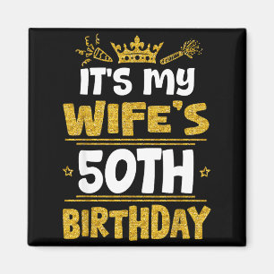 Imã É o 50º Aniversário da Minha Feliz Esposa 1975