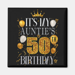 Imã É o 50º Aniversário da Minha Tia Feliz Aniversário