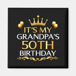 Imã É o 50º Aniversário do Meu Avô Feliz Aniversário 5