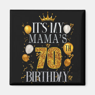 Imã É o 70º aniversário da minha mamãe Feliz aniversár
