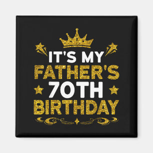 Imã É o 70º Aniversário do Meu Pai Feliz Aniversário 7