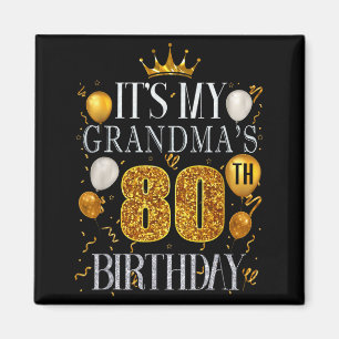 Imã É o 80º aniversário da minha avó Feliz aniversário