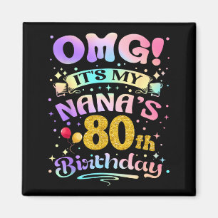 Imã É o 80º aniversário da minha Nana! Feliz 80 anos d