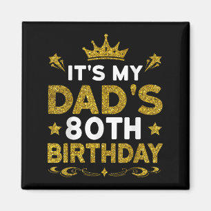 Imã É o 80º aniversário do meu pai Feliz aniversário 8