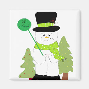 Imã É o Boneco de Neve Mágico