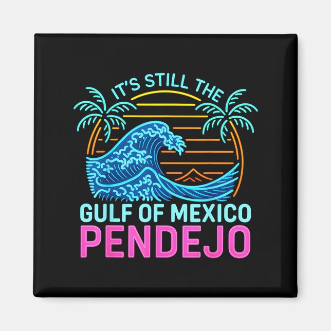 Imã É o Golfo do México Pendejo Beach Espanhol Engraça (Frente)