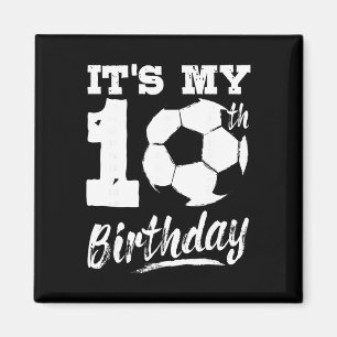 Imã É o Meu 10º Aniversário Jogador de Futebol 10 Fest