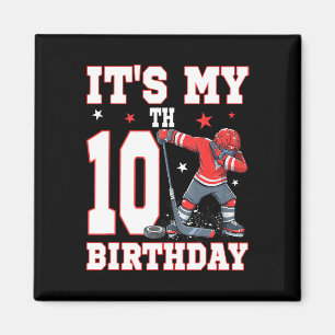 Imã É o Meu 10º Aniversário Menino Hóquei no Gelo Dabb