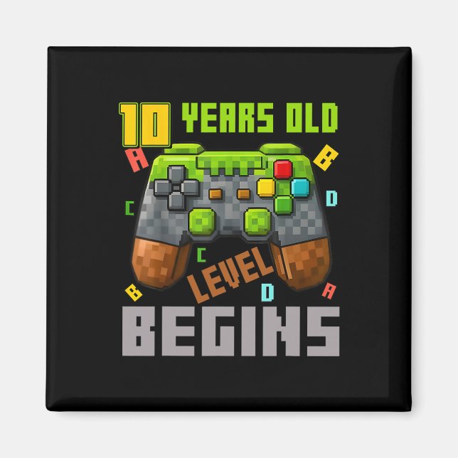 Imã É o meu 10º aniversário Pixel Gaming Controller 10 (Frente)