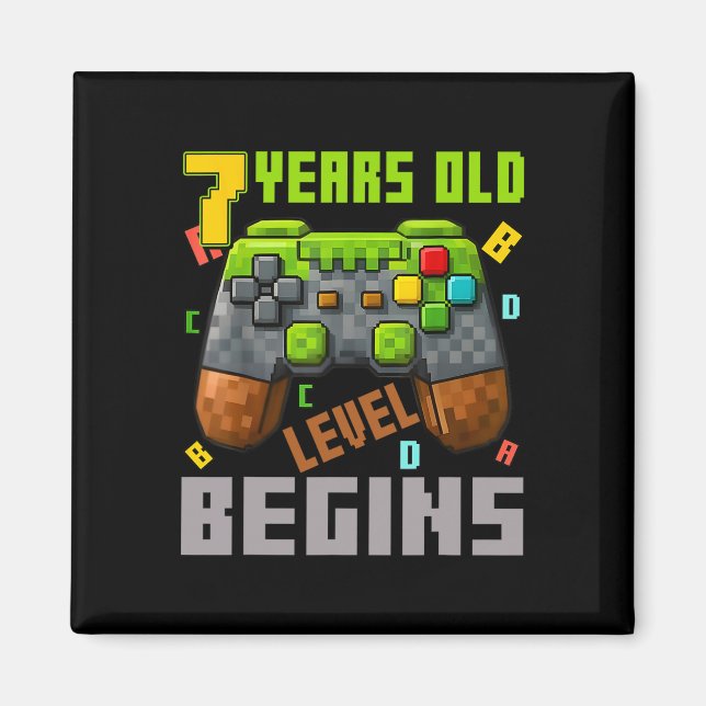 Imã É o Meu 7º Aniversário Controlador de Jogo Pixel 7 (Frente)