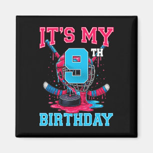 Imã É o meu 9º aniversário de hóquei 9 anos de idade S