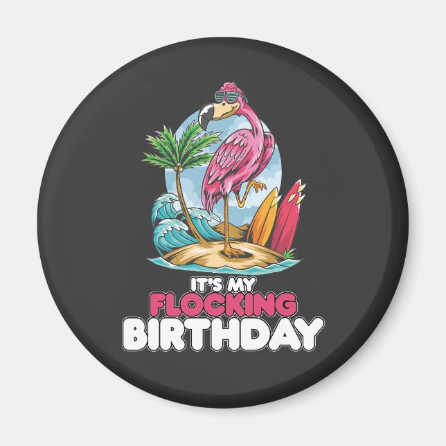 Imã É o Meu Aniversário de Revoada Flamingo (Frente)