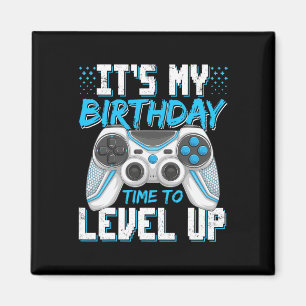 Imã É o Meu Aniversário Gamer Subir de Nível Festa de 