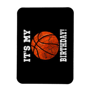 Ímã É o meu Aniversário, jogador de basquetebol.