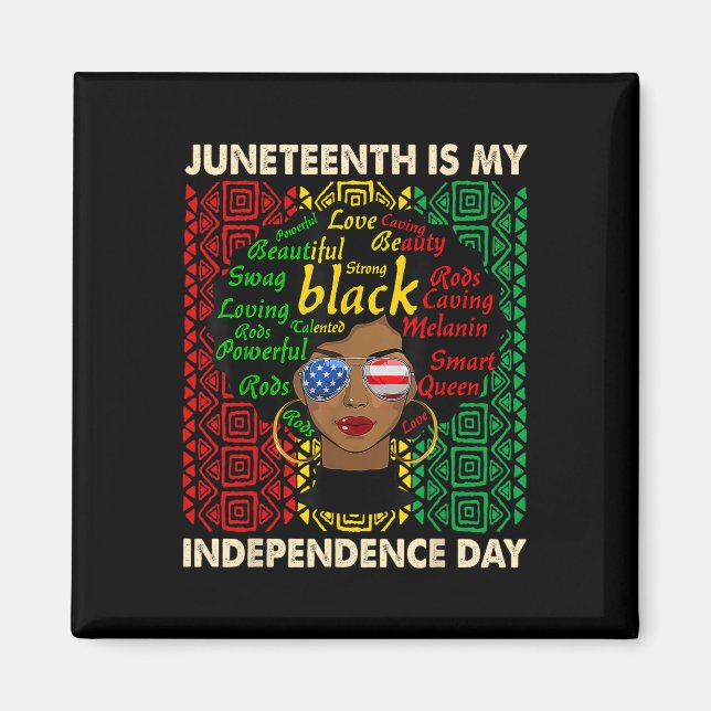 Imã É o meu dia de independência mulheres negras afrod (Frente)