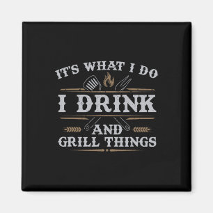Imã É o que eu bebo Grill Coisas Engraçadas Churrasco
