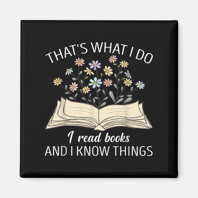 Imã É o que eu faço, eu leio livros e eu sei coisas Bo (Frente)