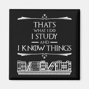 Imã É o que faço, estudo e sei coisas